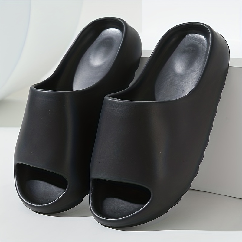 mens cloud slides casual non slip slippers open toe eva shoes for indoor outdoor beach shower spring and summer details 3