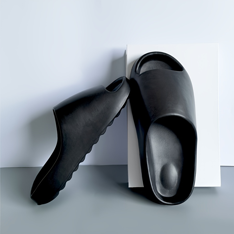 mens cloud slides casual non slip slippers open toe eva shoes for indoor outdoor beach shower spring and summer details 8